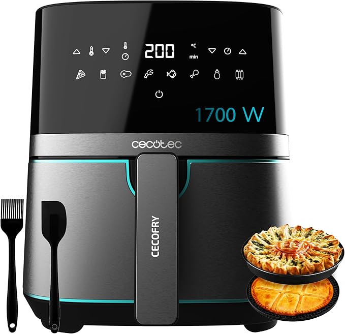 Air Fryer Cecotec Cecofry Full InoxBlack Pro 5500, 5.5L