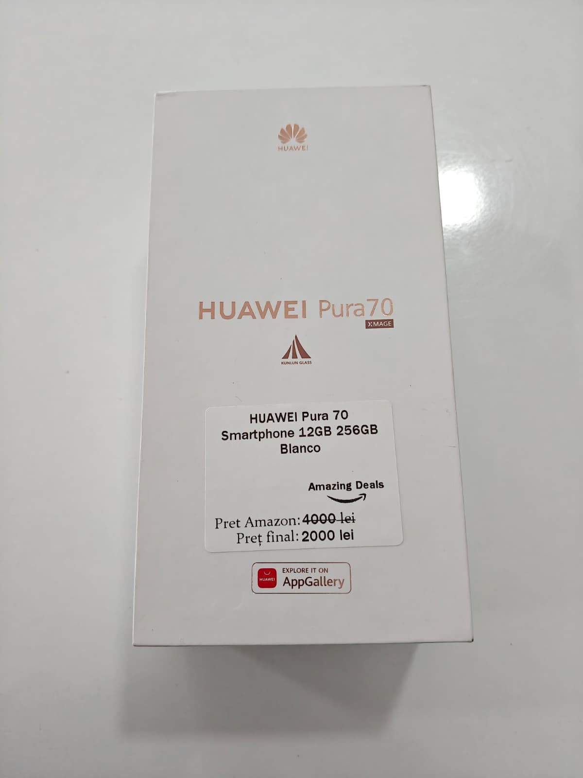 Huawei Pura 70, 256 GB Stocare , 12 GB RAM ,Alb