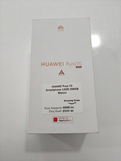 Huawei Pura 70, 256 GB Stocare , 12 GB RAM ,Alb