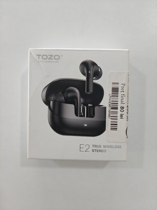 TOZO - Căști Wireless E2, Bluetooth 5.3, ANC