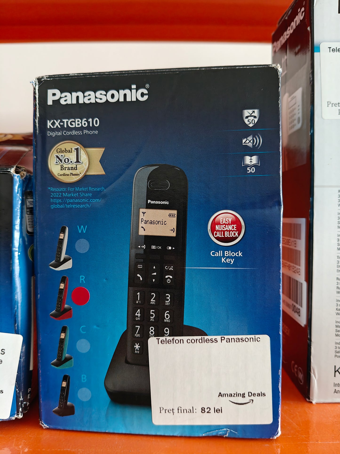 [RESIGILAT] Telefon cordless Panasonic KX-TGB610
