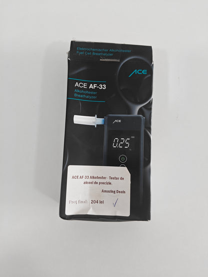 ACE AF-33 Alkotester - Tester de Alcool de precizie