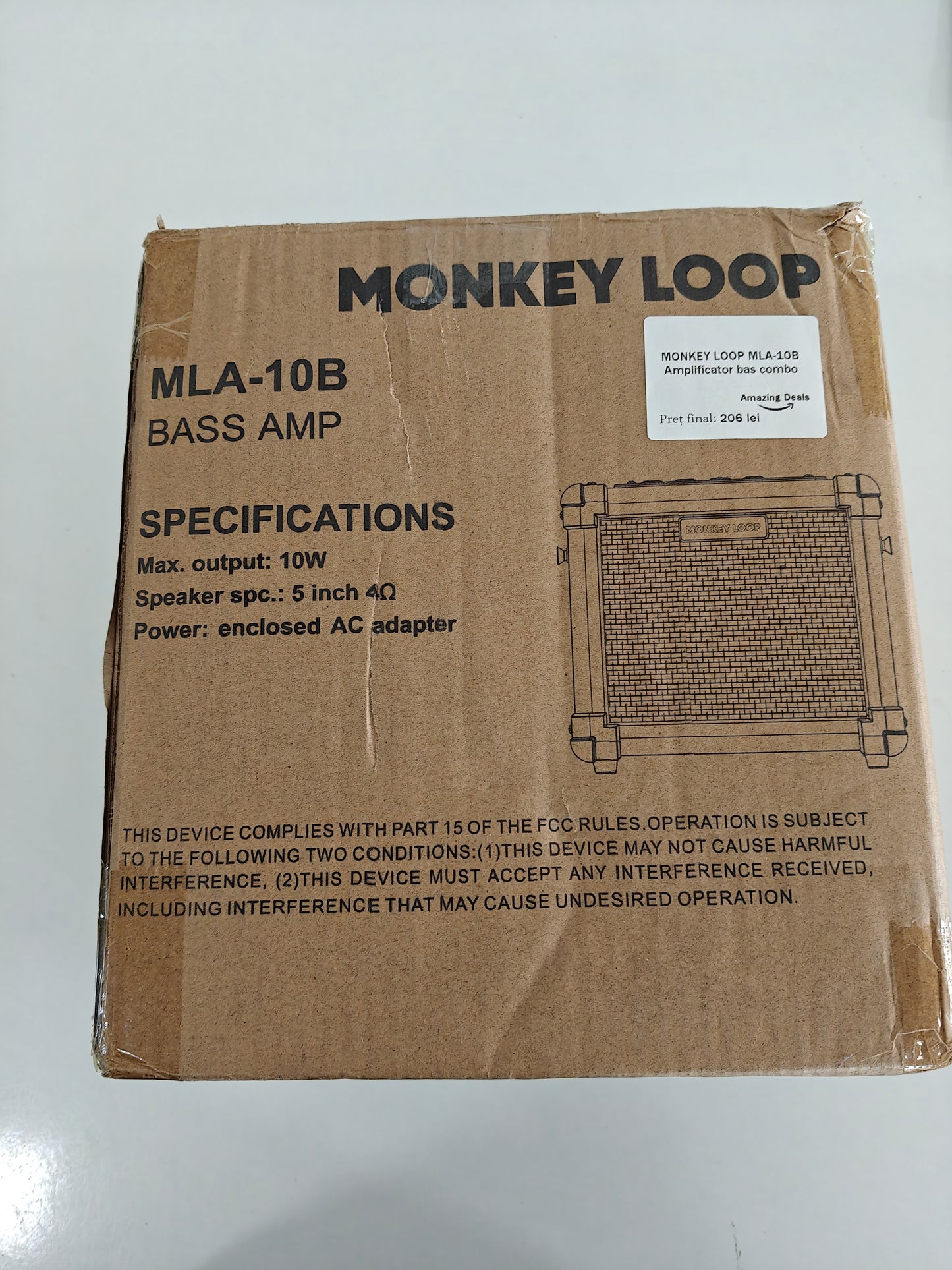 Amplificator pentru Bas ,Monkey Loop MLA-10B