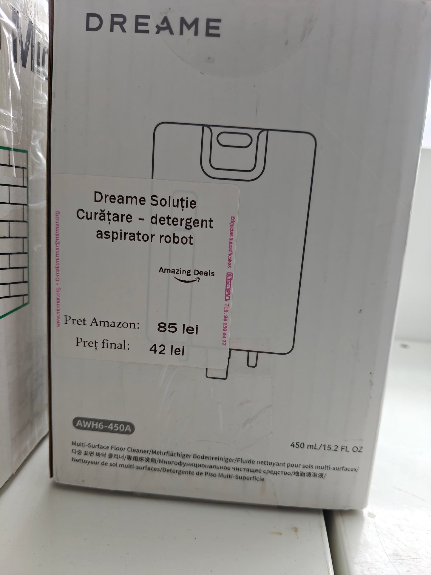 [RESIGILAT] Detergent, Soluție de curățare pentru Roboți Aspirator Dreame