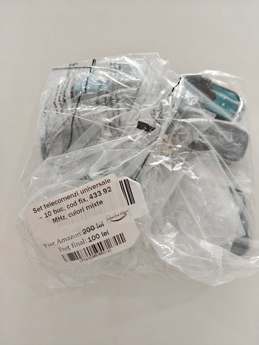 Set 10 Telecomenzi Universale ,cod fix 433.92 Mhz,