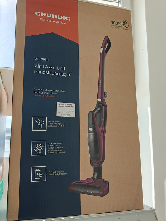 Grundig VCH 9930 - Aspirator Vertical 2 în 1