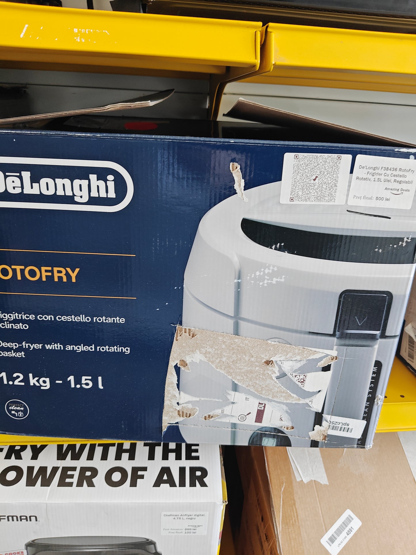 [RESIGILAT] Deep Fryer De'Longhi RotoFry Rotativ ,1.5L Ulei