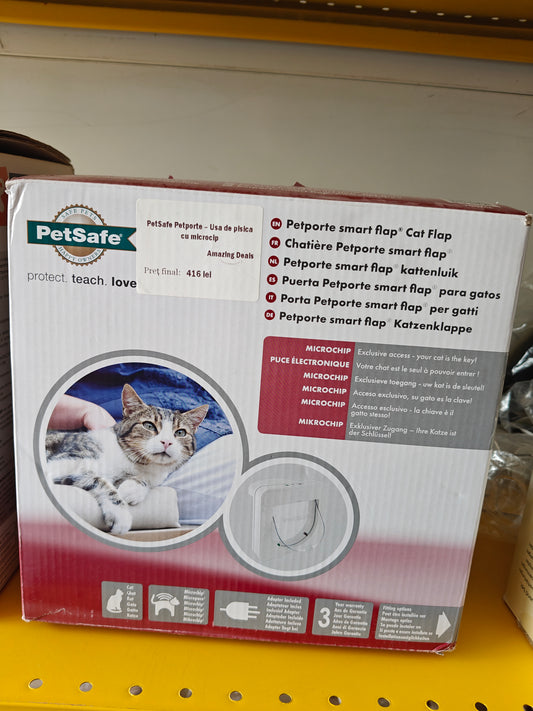 PetSafe PetPorte ,ușa de pisica cu microcip