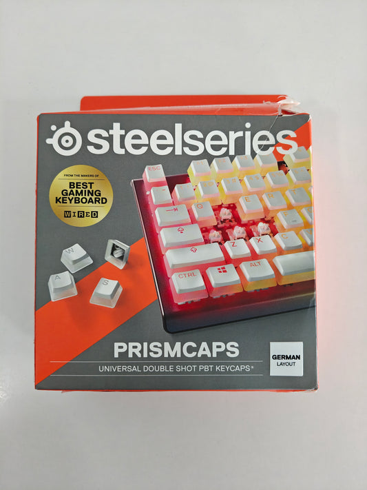 Set Taste Steelseries PrismCaps ,double-shot alb