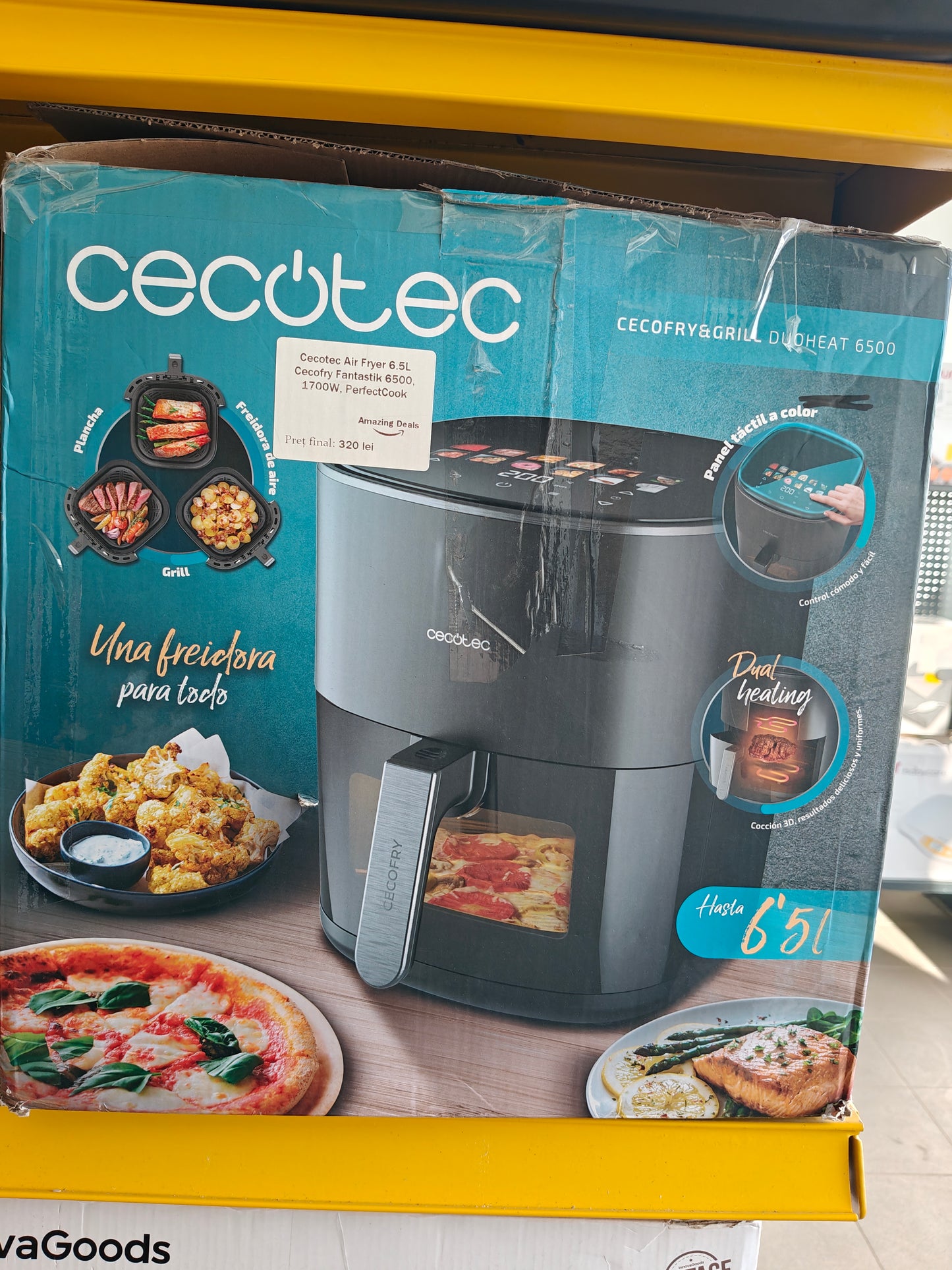 Air Fryer Cecotec 6.5L ,1700W