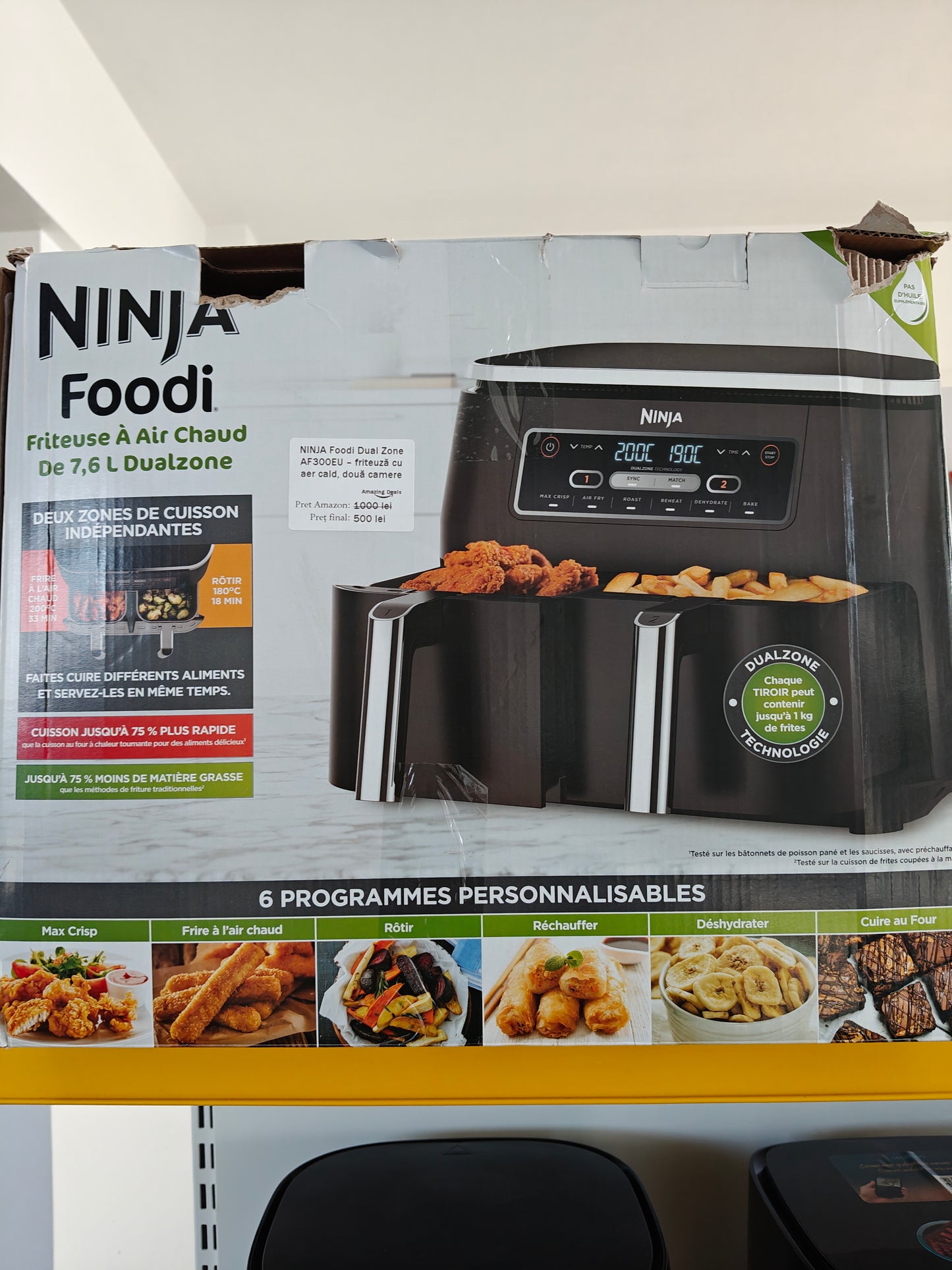 Air Fryer Ninja Foodi Dual Zone AF300EU