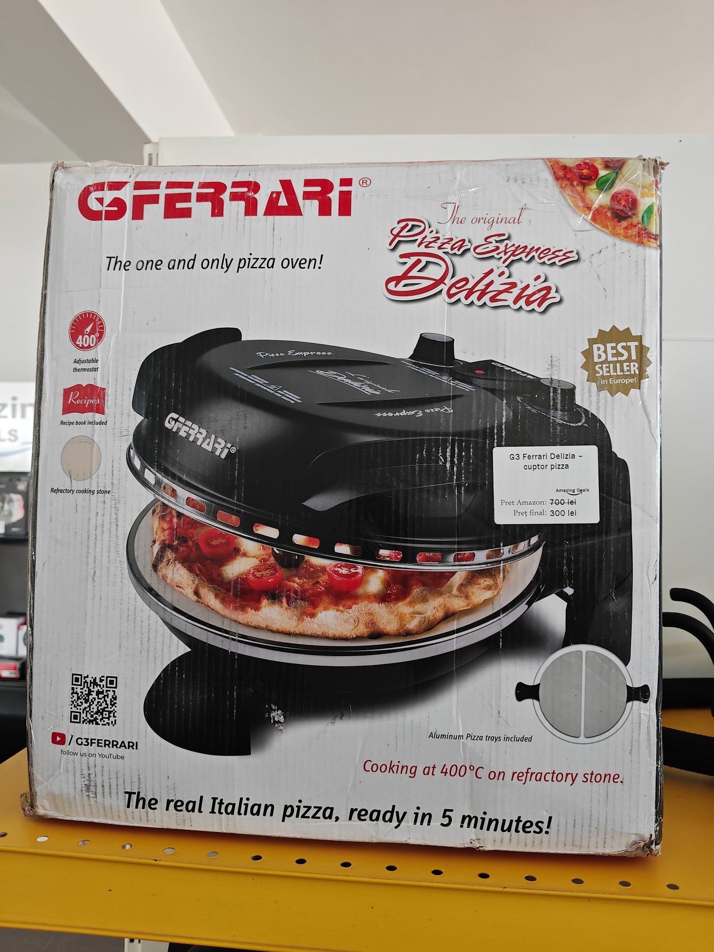 [RESIGILAT] Cuptor de Pizza - G3 Ferrari Delizia
