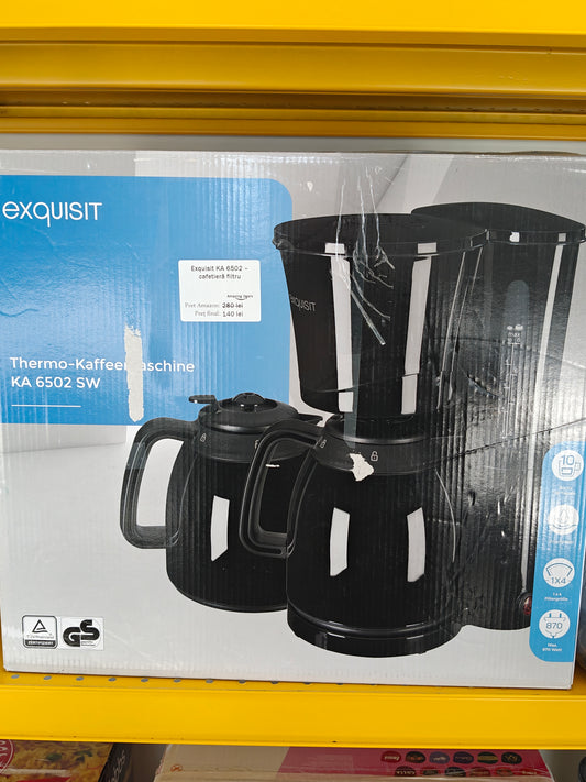 Cafetieră Filtru - Exquisit KA 6502 SW