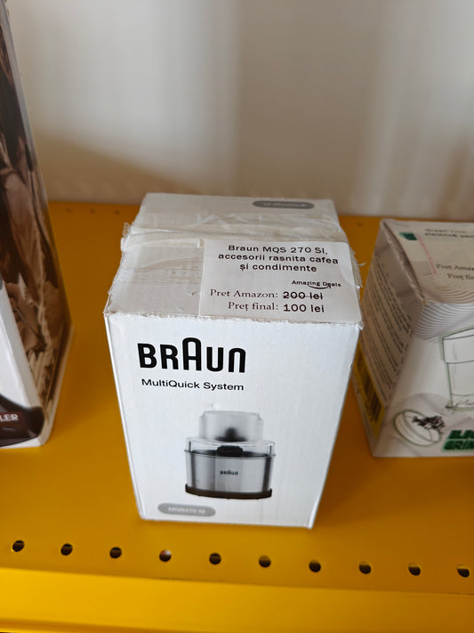 Accesorie râșniță pentru cafea , Braun MQS 270 SI