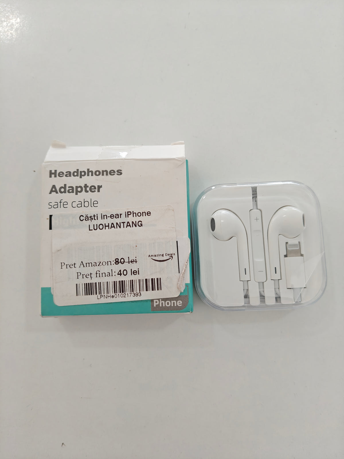 Căști in-ear iPhone ,port Lighting