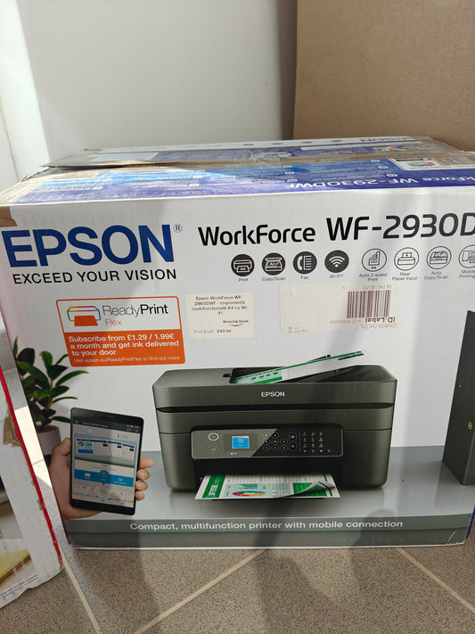 Imprimanta Epson WorkForce WF-2960DWF , Fără Tuș