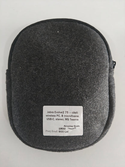 [RESIGILAT] Căști Jabra Evolve2 75 Wireless PC ,8 Microfoane