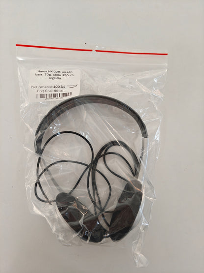 Hama HK-229 - On-Ear ,Căști cu Fir
