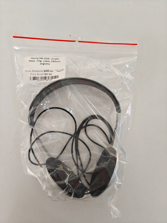 Hama HK-229 - On-Ear ,Căști cu Fir