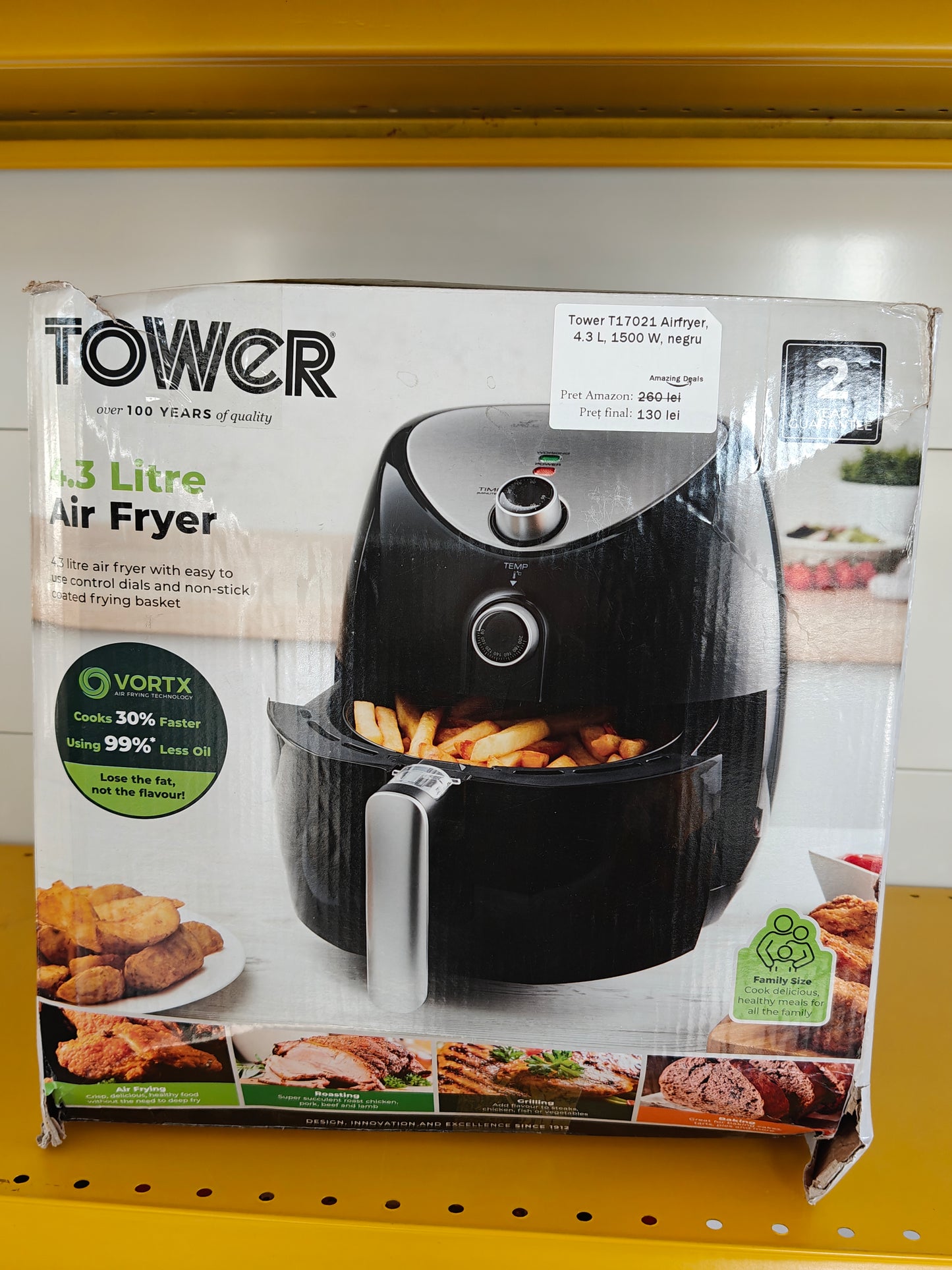 Air Fryer Tower ,4.3L ,1500 W