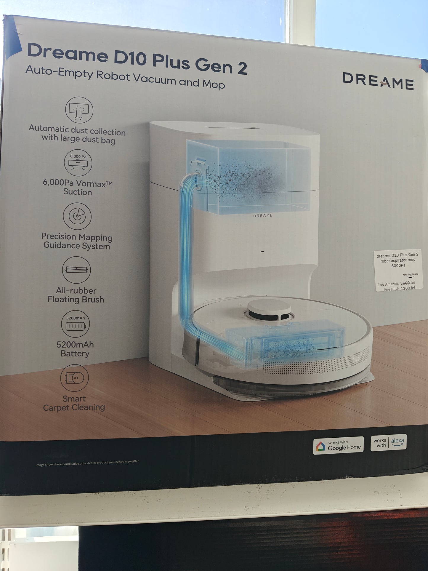 [RESIGILAT] Dreame D10 Plus Gen 2 - Robot Aspirator