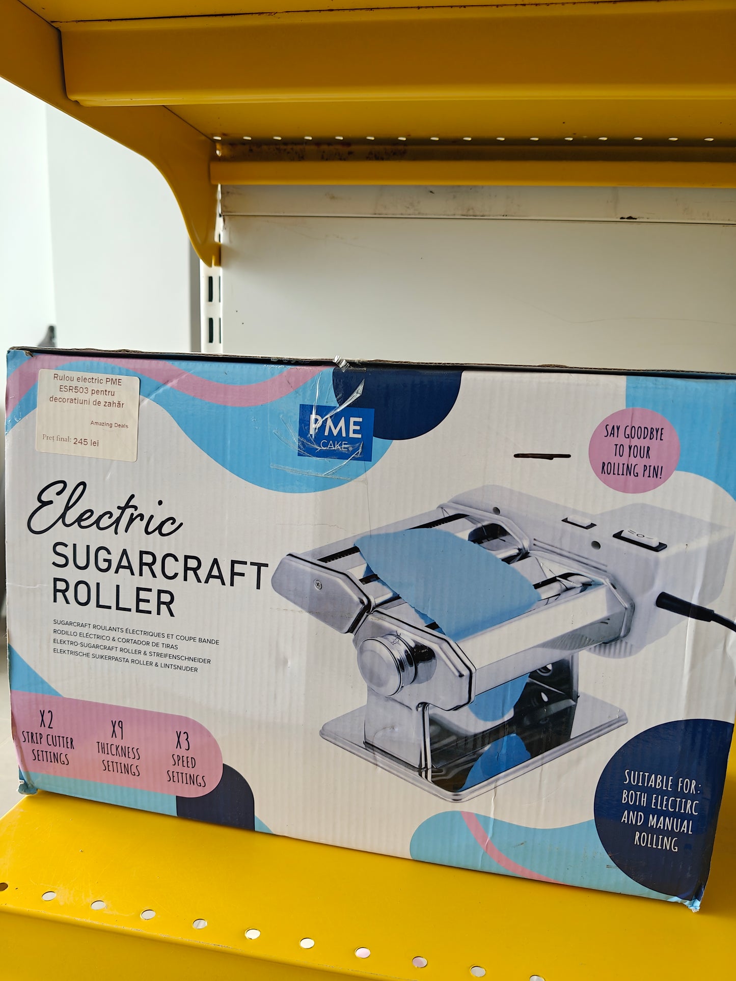 Rulou Electric PME ESR503 pentru decorațiuni din zahăr