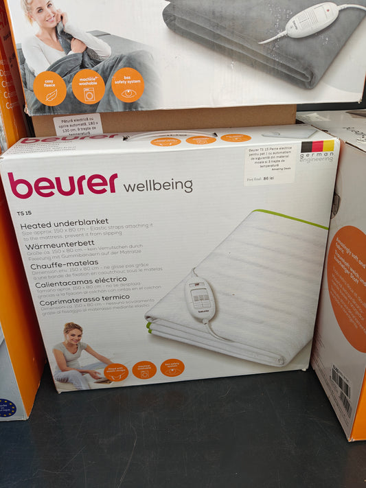 Saltea electrică pentru pat, Beurer TS 15