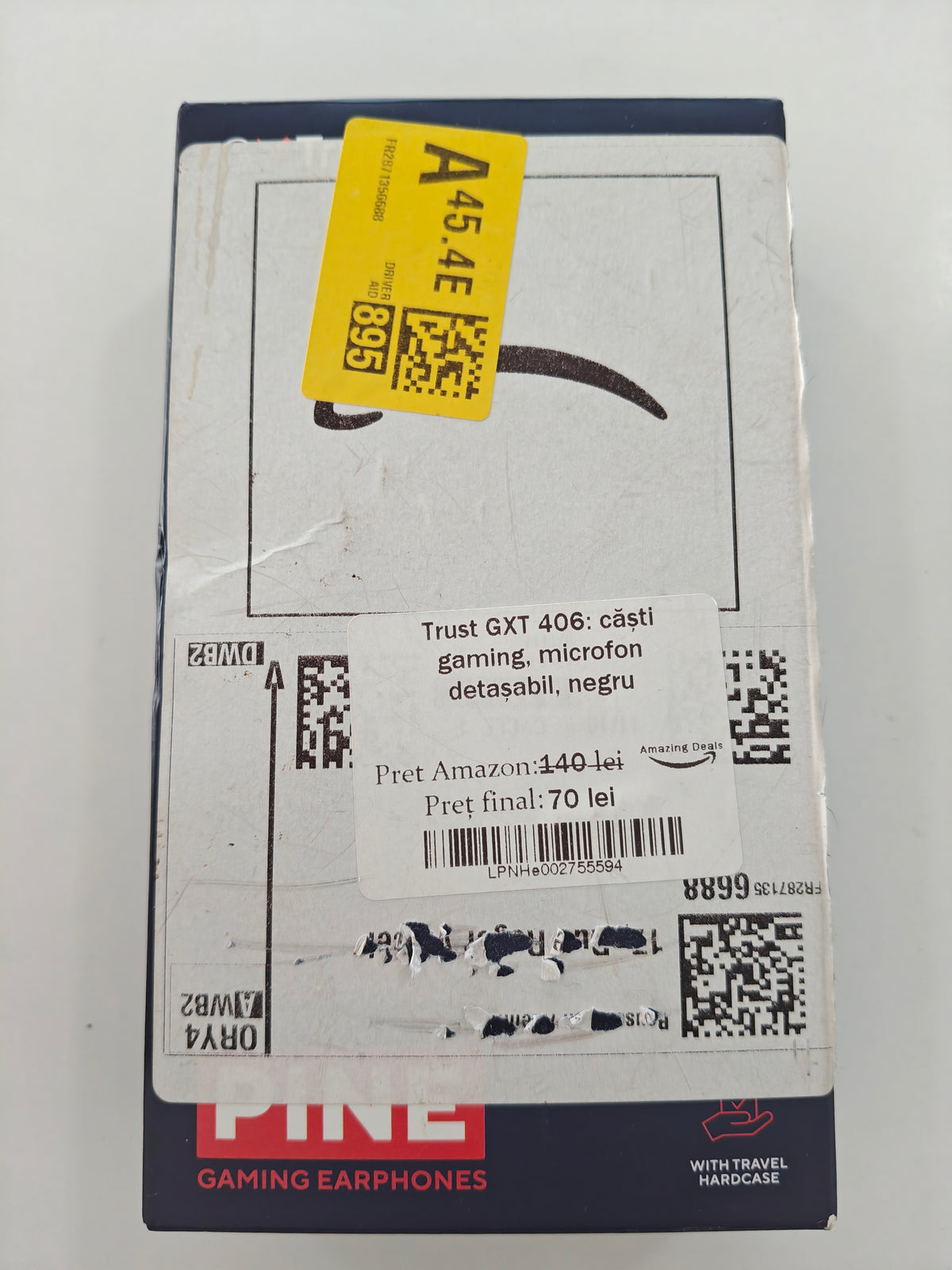 Căști Gaming Trust GXT 409 ,microfon Detașabil