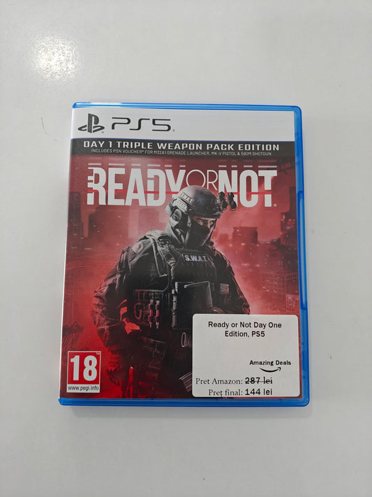 Ready or Not Day One Edition, PS5