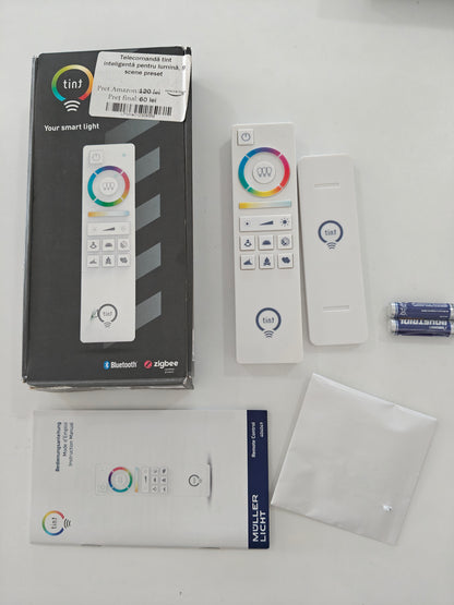 Telecomanda Tint inteligentă ,pentru lumină , 9 scene