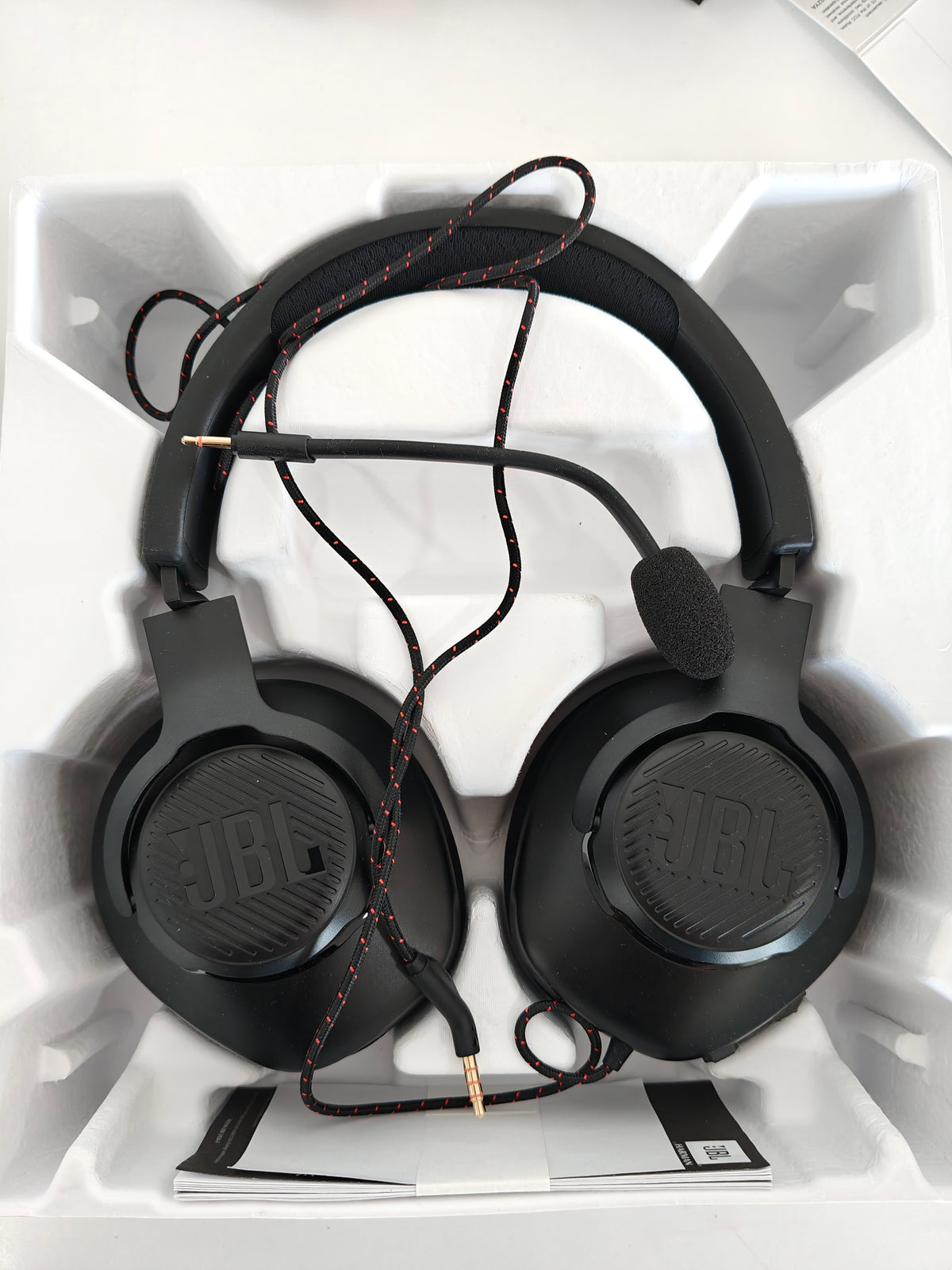 JBL Quantum 100M2 - Căști Gaming cu Fir, Microfon Detașabil