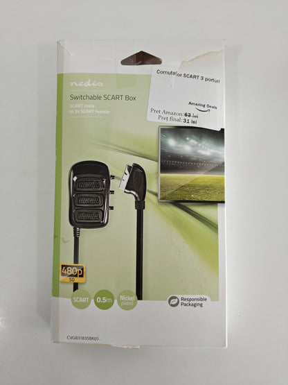 [RESIGILAT] Comutator SCART ,3 Porturi