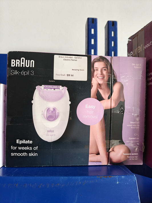 Braun Silk-Épil 3 ,epilator electric pentru femei