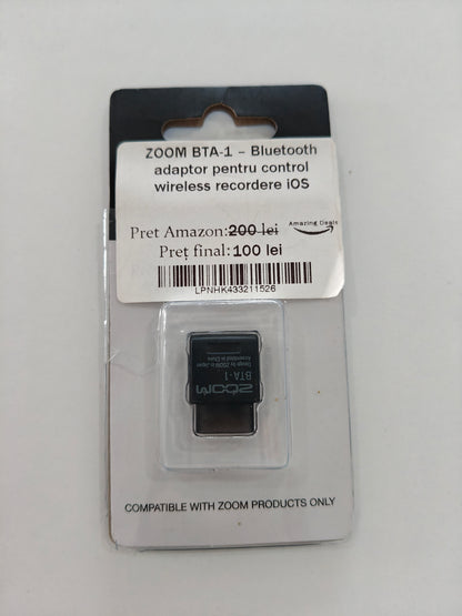 ZOOM BTA-1 - Bluetooth ,adaptor pentru control wireless recordere iOS