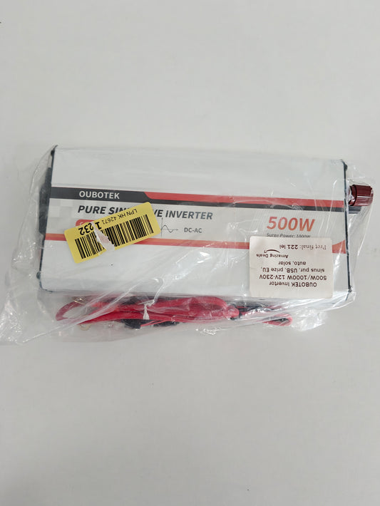 OUBOTEK, Invertor Auto 500W/1000W 12V-230V ,Sinus Pur, USB