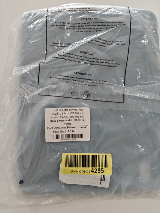 Husa iPad A16 (11") ,suport stilou, auto-wake/sleep