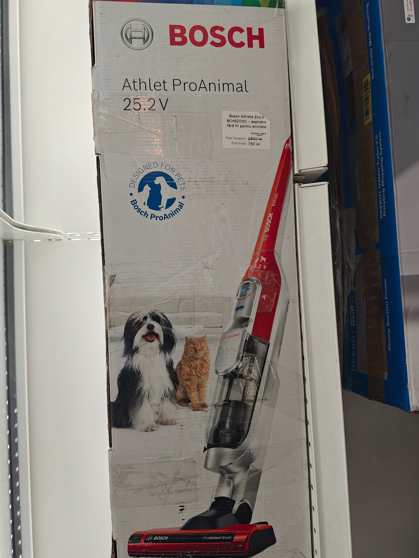 [RESIGILAT] Bosch Athlete ProAnimal - Aspirator Vertical fără Fir