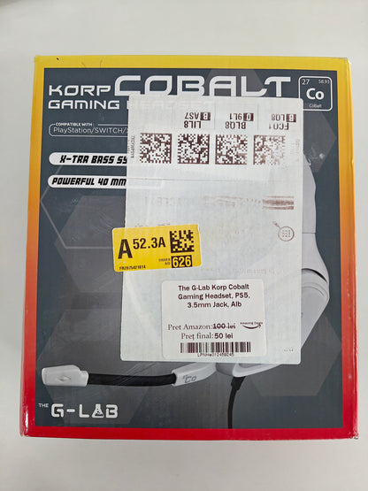 The G-Lab Korp Cobalt - Căști Gaming PS5/PC cu Fir