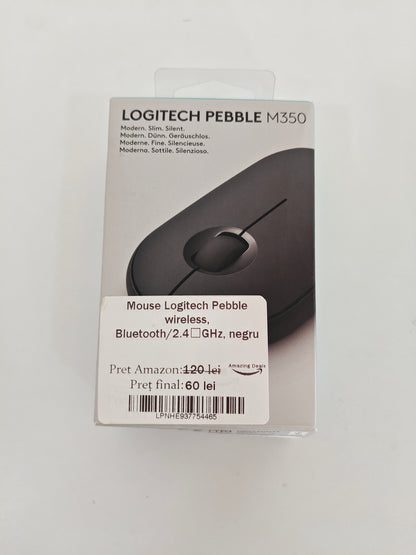 Mouse Logitech Pebble Wireless, Bluetooth/2.4Ghz