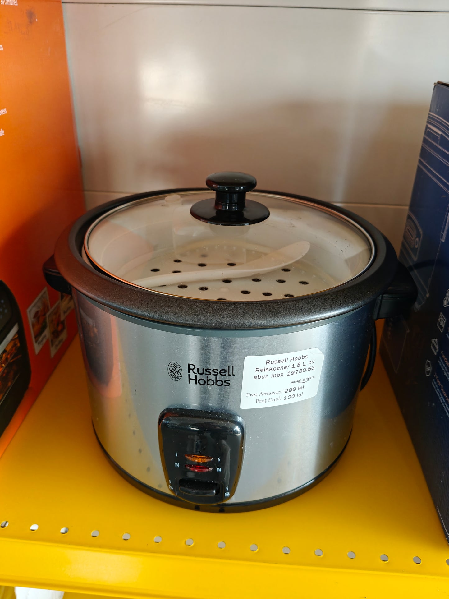 [RESIGILAT] Russel Hobbs ,Aparat de gătit orez cu Abur ,1.8L ,inox