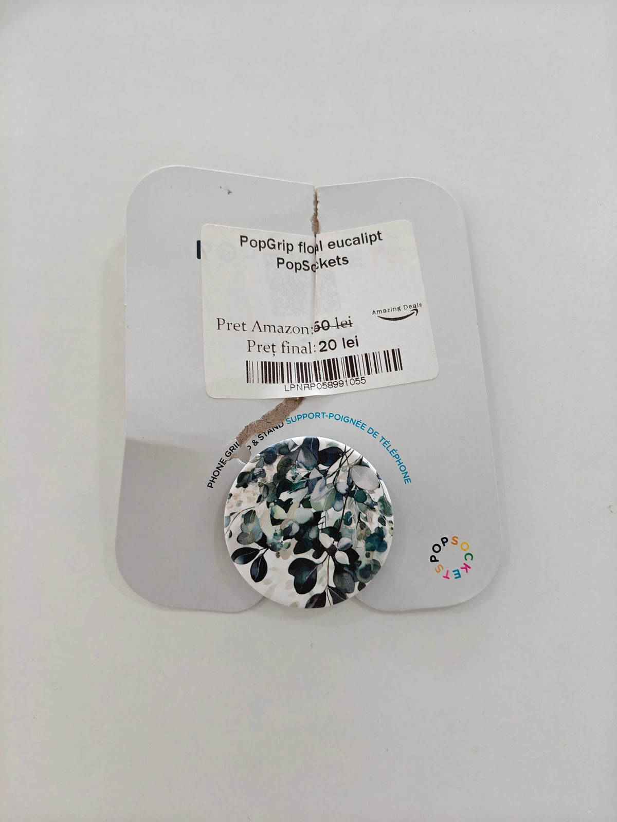 PopGrip PopSocket, flori eucalipt