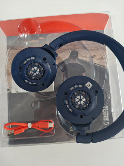 Căști JBL Tune 510BT, Bluetooth ,40h , (Pernele pentru urechi se cumpără separat)