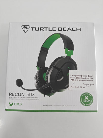 Căști Gaming Turtle Beach Recon 50X ,XBOX/PS/PC/Switch