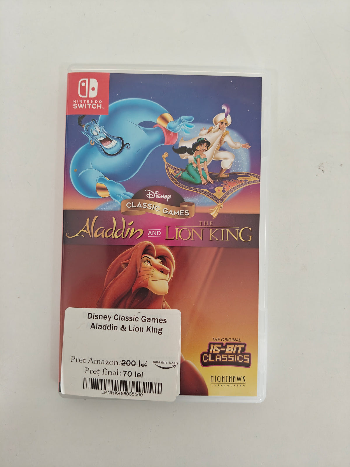 Disney Classic Games Aladdin & Lion King - Nintendo Switch