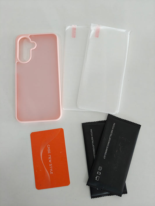 Husă și Folii Samsung A36 5G ,Roz