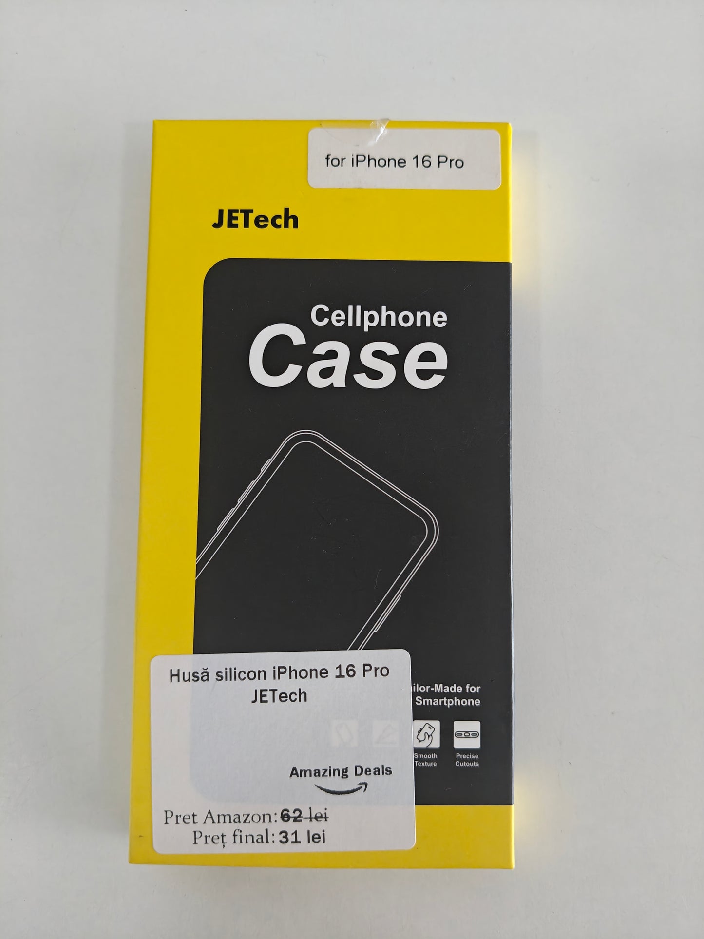 Husa silicon iPhone 16 Pro,JETech