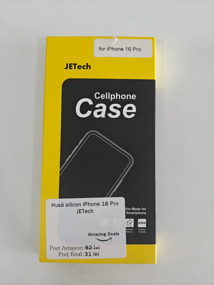 Husa silicon iPhone 16 Pro,JETech