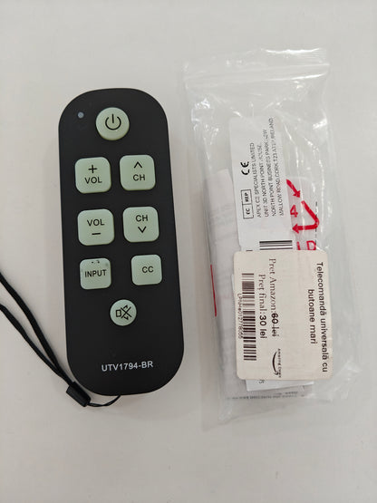 Telecomanda universală cu butoane mari