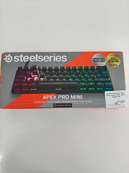 Steelseries Apex Pro Mini ,60% ,Layout Azerty