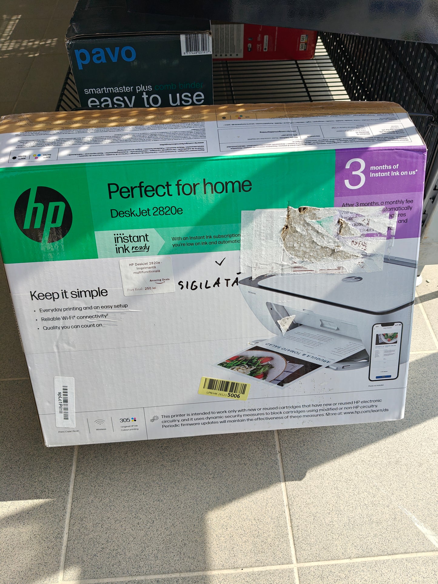 [RESIGILAT] Imprimantă HP DeskJet 2820e, Fără Tuș